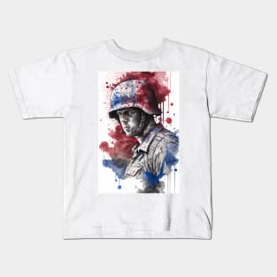 American World War Two Soldier Kids T-Shirt